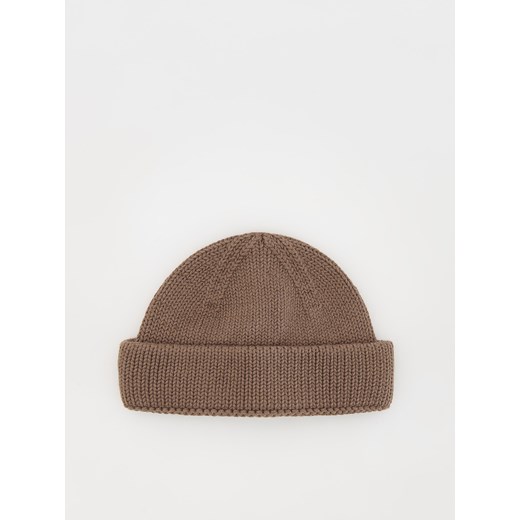 Reserved - Bawełniana czapka beanie - brązowy ze sklepu Reserved w kategorii Czapki zimowe męskie - zdjęcie 175326393