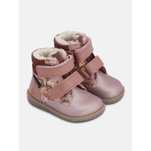 Bundgaard Skórzane sneakersy &quot;Rabbit&quot; w kolorze jasnoróżowym ze sklepu Limango Polska w kategorii Buty zimowe dziecięce - zdjęcie 175328411