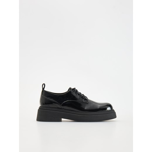 Reserved - Sznurowane loafersy - czarny Reserved 37 Reserved