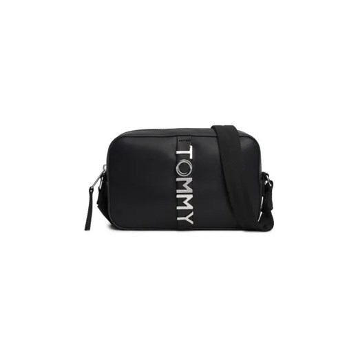Listonoszka Tommy Jeans średniej wielkości ze skóry ekologicznej elegancka matowa