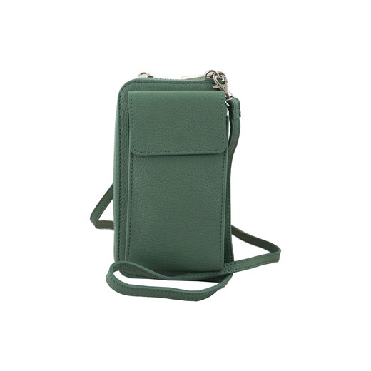 Portfel / etui na telefon ze skóry naturalnej - Zielony ze sklepu butyolivier w kategorii Etui - zdjęcie 175334422