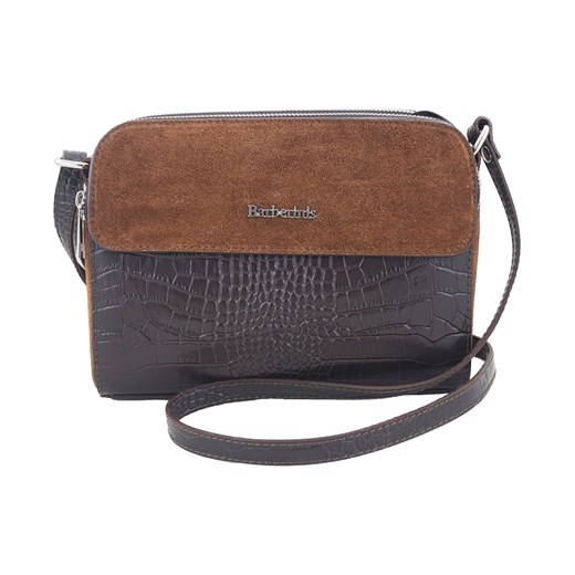 Stylowa torebka crossbody trzykomorowa - Brązowa ciemna ze sklepu butyolivier w kategorii Listonoszki - zdjęcie 175336531