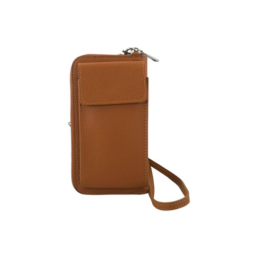 Portfel / etui na telefon ze skóry naturalnej - Brązowy jasny ze sklepu butyolivier w kategorii Etui - zdjęcie 175337941