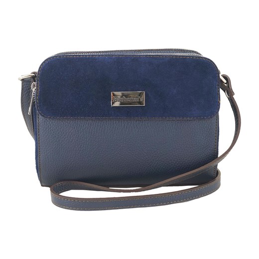 Torebka damska skórzana crossbody - Granatowa ze sklepu butyolivier w kategorii Listonoszki - zdjęcie 175337980