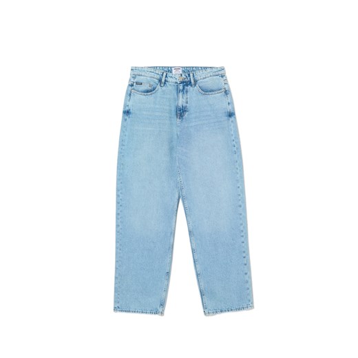 Cropp - Jasne jeansy baggy z acid wash - niebieski ze sklepu Cropp w kategorii Jeansy męskie - zdjęcie 175338310