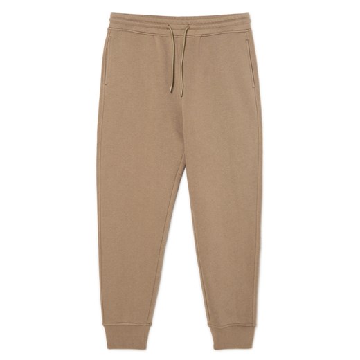 Cropp - Beżowe dresowe joggery - beżowy Cropp L Cropp