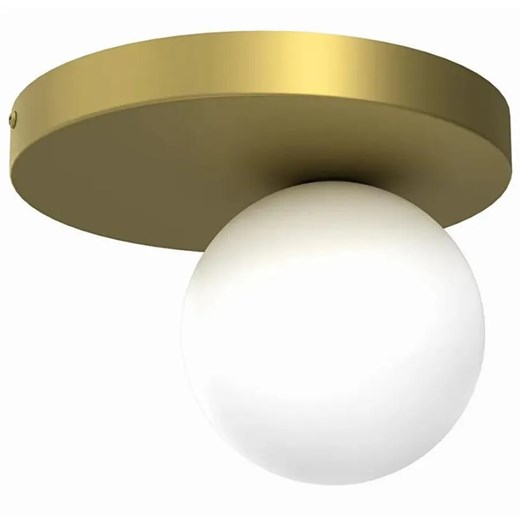 Złota mała lampa sufitowa - K562 Z1-C02 ze sklepu Edinos.pl w kategorii Lampy sufitowe - zdjęcie 175339632