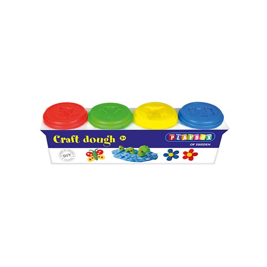 Playbox Plastelina (4 szt.) - 3+ - 4x 140 g ze sklepu Limango Polska w kategorii Zabawki - zdjęcie 175340702