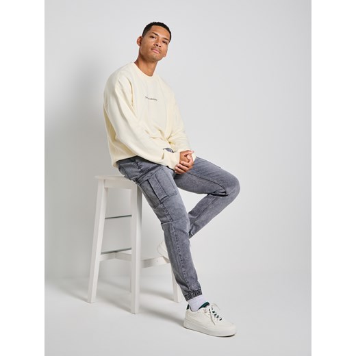 Sinsay - Jeansy jogger cargo - szary Sinsay 28 Sinsay