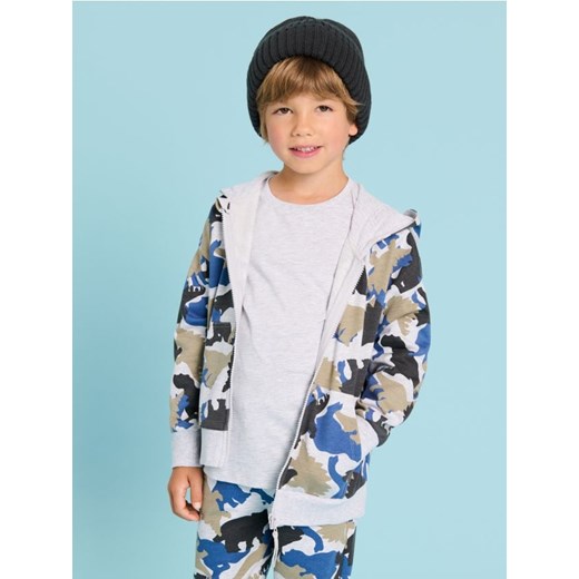 Sinsay - Bluza zapinana z kapturem - wielobarwny ze sklepu Sinsay w kategorii Bluzy chłopięce - zdjęcie 175341764