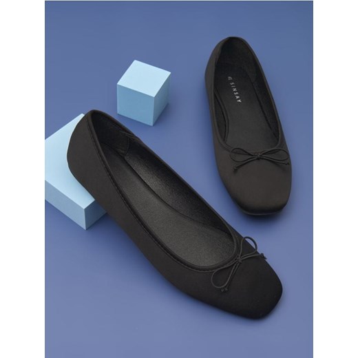 Sinsay - Baleriny - czarny Sinsay 36 Sinsay