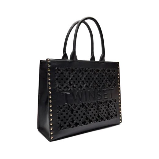 Shopper bag Twinset ze skóry ekologicznej 