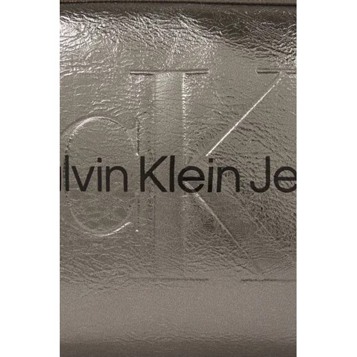 Srebrna listonoszka Calvin Klein elegancka średniej wielkości
