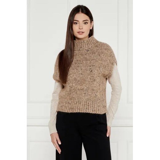 Marc Cain Wełniana kamizelka | Loose fit ze sklepu Gomez Fashion Store w kategorii Kamizelki damskie - zdjęcie 175348041
