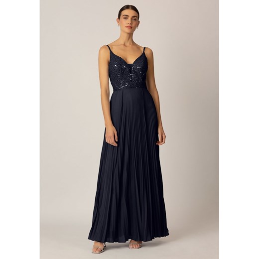 Sukienka APART niebieska na ramiączkach maxi elegancka