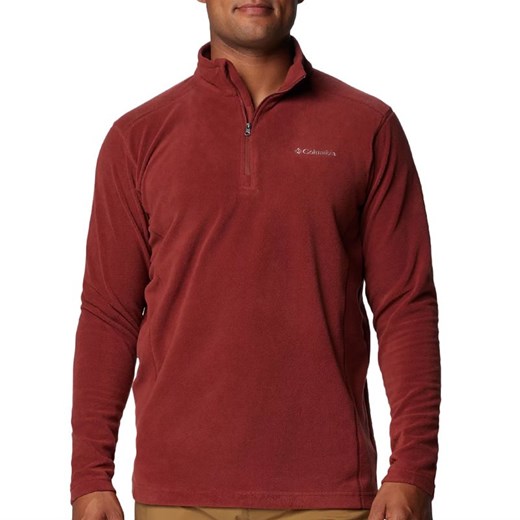 Bluza Columbia Klamath Range II Half Zip 1352472682 - czerwona ze sklepu streetstyle24.pl w kategorii Bluzy męskie - zdjęcie 175352832