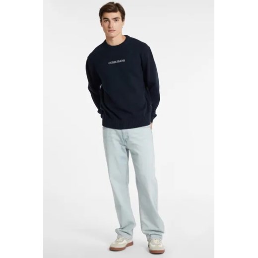 Sweter męski Guess w stylu młodzieżowym z bawełny