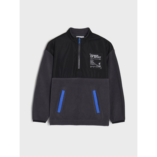 Sinsay - Bluza ACTIVE - szary Sinsay 98 Sinsay