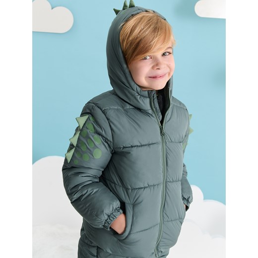 Sinsay - Kurtka z kapturem - zielony Sinsay 110 Sinsay