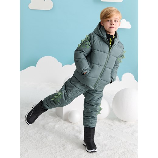Sinsay - Kurtka z kapturem - zielony Sinsay 104 Sinsay