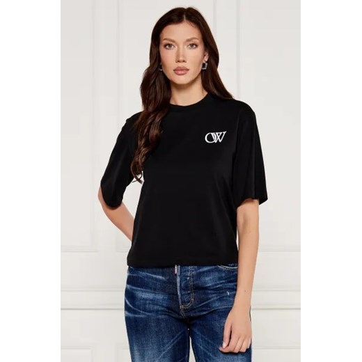 OFF-WHITE T-shirt | Relaxed fit ze sklepu Gomez Fashion Store w kategorii Bluzki damskie - zdjęcie 175362860