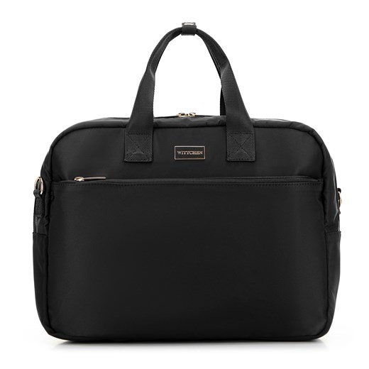 Torba na laptopa 15’’ z nylonu czarna ze sklepu WITTCHEN w kategorii Torby na laptopa - zdjęcie 175364000