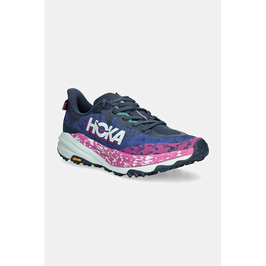 Hoka buty Speedgoat 6 męskie kolor niebieski 1147791 ze sklepu ANSWEAR.com w kategorii Buty trekkingowe męskie - zdjęcie 175365112