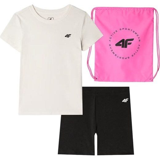 Komplet dziewczęcy TAPSF019 4F ze sklepu SPORT-SHOP.pl w kategorii Komplety dziewczęce - zdjęcie 175366112