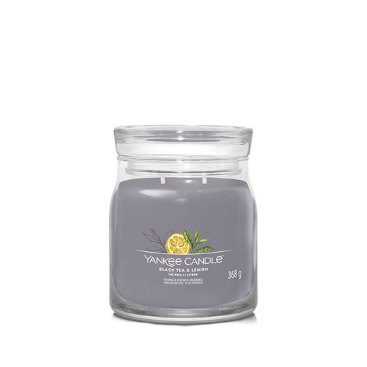 Yankee Candle Świeca zapachowa &quot;Black Tea &amp; Lemon&quot; - 368 g ze sklepu Limango Polska w kategorii Świece i dyfuzory - zdjęcie 175366383