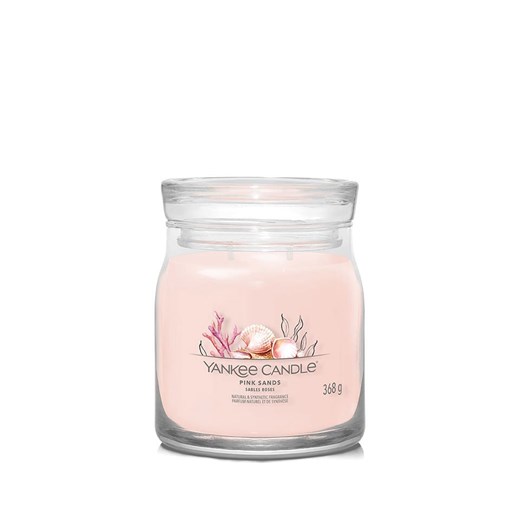 Yankee Candle Świeca zapachowa &quot;Pink Sands&quot; - 368 g ze sklepu Limango Polska w kategorii Świece i dyfuzory - zdjęcie 175366400
