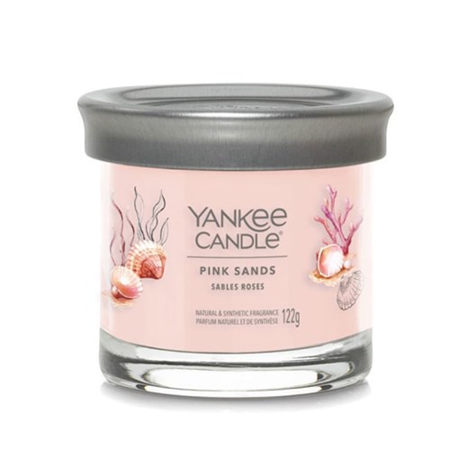 Yankee Candle Świeca zapachowa &quot;Pink Sands&quot; - 122 g ze sklepu Limango Polska w kategorii Świece i dyfuzory - zdjęcie 175366420