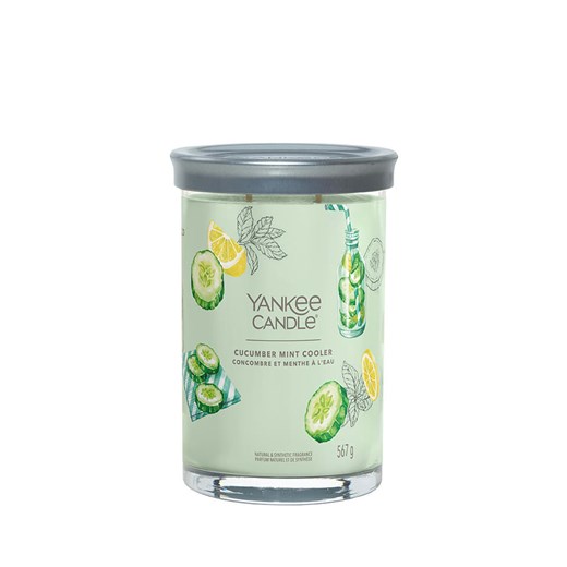 Yankee Candle Duża świeca tumbler &quot;Cucumber Mint Cooler&quot; - 567 g ze sklepu Limango Polska w kategorii Świece i dyfuzory - zdjęcie 175366431