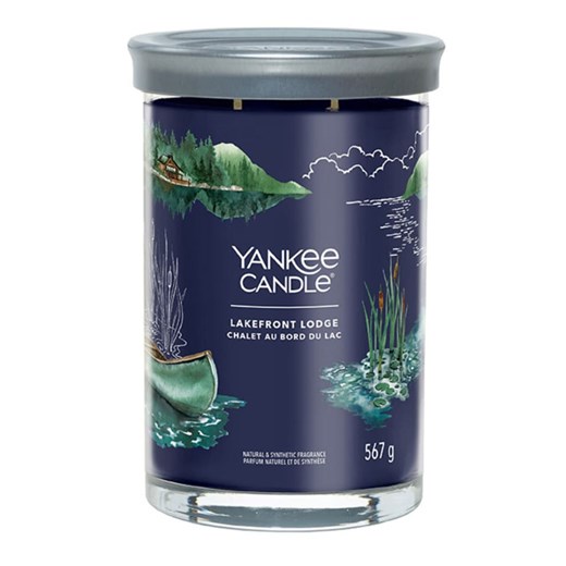 Yankee Candle Świeca zapachowa &quot;Lakefront Lodge&quot; - 567 g ze sklepu Limango Polska w kategorii Świece i dyfuzory - zdjęcie 175366434