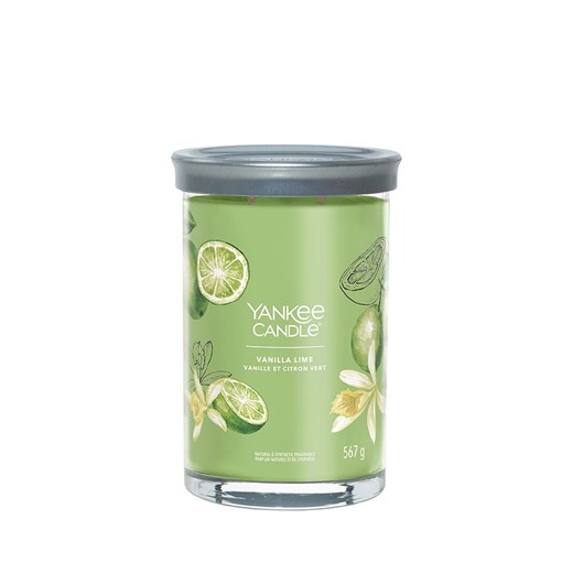Yankee Candle Duża świeca tumbler &quot;Vanilla Lime&quot; - 567 g ze sklepu Limango Polska w kategorii Świece i dyfuzory - zdjęcie 175366451
