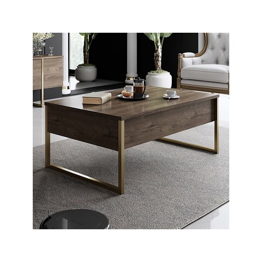 Scandinavia Concept Ława "Luxe" w kolorze brązowym - 90 x 40 x 60 cm - id: 15141079 - marki Scandinavia Concept - 175366604 Scandinavia Concept Ława "Luxe" w kolorze brązowym - 90 x 40 x 60 cm ze sklepu Limango Polska w kategorii Stoliki kawowe - zdjęcie 175366604