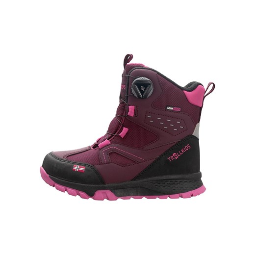 Trollkids Botki zimowe "Kirkenes" w kolorze czerwonym Trollkids 39 okazyjna cena Limango Polska