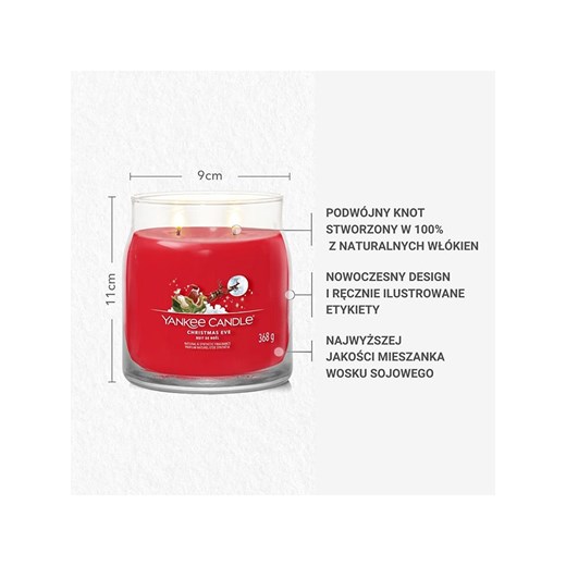Yankee Candle Świeca zapachowa &quot;Christmas Eve&quot; - 368 g Yankee Candle onesize Limango Polska okazyjna cena