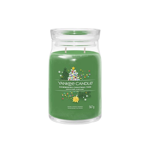Yankee Candle Świeca zapachowa &quot;Shimmering Christmas Tree&quot; - 567 g ze sklepu Limango Polska w kategorii Świece i dyfuzory - zdjęcie 175368091
