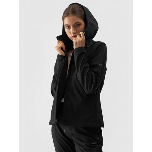 Damska kurtka softshell membrana 5000 4F 4FWAW24TSOFF285 - czarna XXL Sportstylestory.com