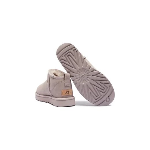 UGG Skórzane śniegowce CLASSIC ULTRA MINI | z dodatkiem wełny 39 Gomez Fashion Store