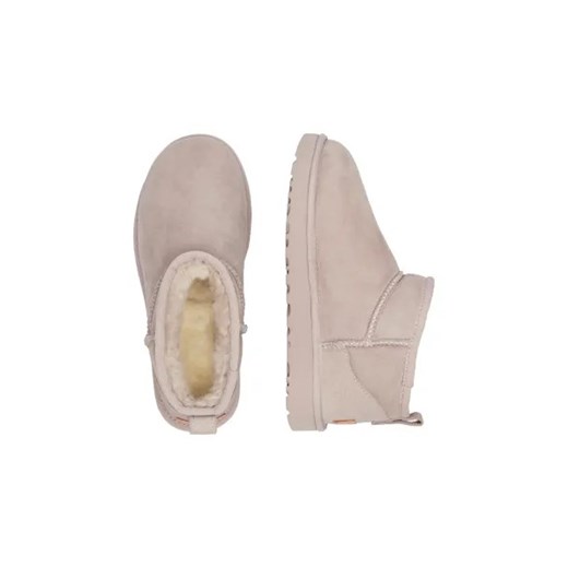 UGG Skórzane śniegowce CLASSIC ULTRA MINI | z dodatkiem wełny 39 Gomez Fashion Store