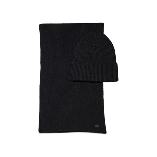 Calvin Klein Wełniany szal + czapka | z dodatkiem kaszmiru ze sklepu Gomez Fashion Store w kategorii Czapki zimowe damskie - zdjęcie 175372940