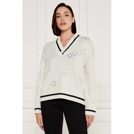 Liu Jo Sport Sweter | z dodatkiem wełny ze sklepu Gomez Fashion Store w kategorii Swetry damskie - zdjęcie 175373220