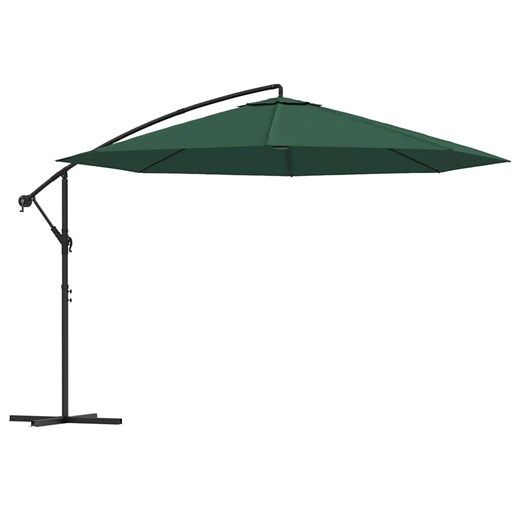 Zielony parasol do ogrodu na wysięgniku - Solace Elior One Size Edinos.pl