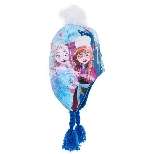 Disney Frozen Czapka &quot;Kraina Lodu&quot; w kolorze niebieskim ze sklepu Limango Polska w kategorii Czapki dziecięce - zdjęcie 175376622
