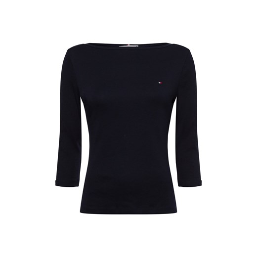 Tommy Hilfiger Koszulka damska Kobiety Bawełna granatowy jednolity ze sklepu vangraaf w kategorii Bluzki damskie - zdjęcie 175379150