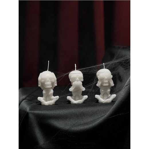 Sinsay - Świeczki 3 pack Halloween - biały Sinsay One Size Sinsay