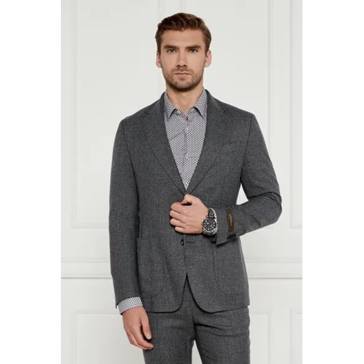 Windsor Wełniana marynarka Travel | Slim Fit ze sklepu Gomez Fashion Store w kategorii Marynarki męskie - zdjęcie 175384364