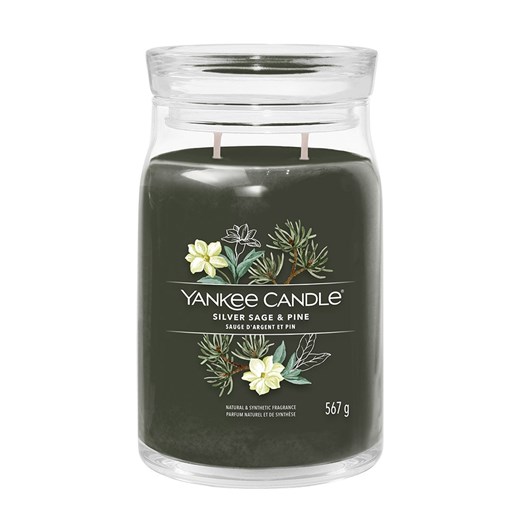 Yankee Candle Świeca zapachowa &quot;Silver Sage &amp; Pine&quot; - 567 g ze sklepu Limango Polska w kategorii Świece i dyfuzory - zdjęcie 175388574