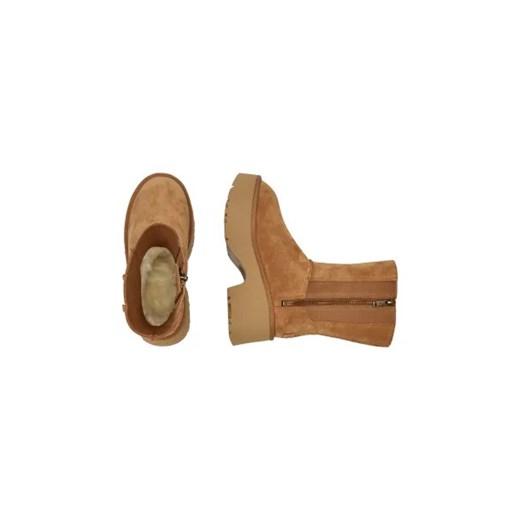 UGG Skórzane śniegowce Classic New Heights | z dodatkiem wełny 41 Gomez Fashion Store